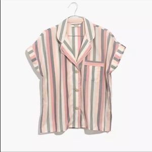 Madewell Lonnie striped pajama top